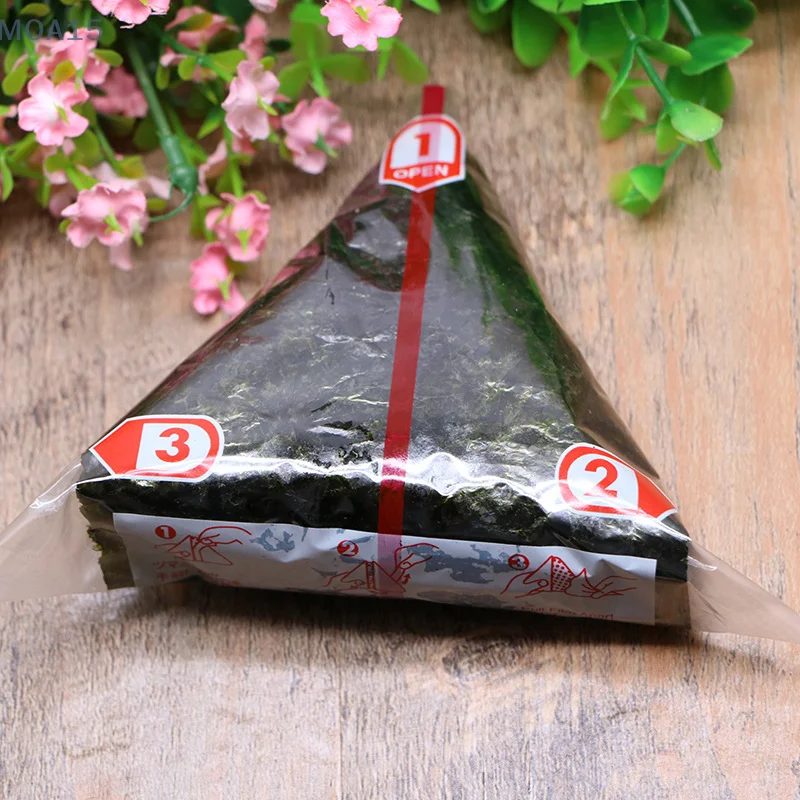 

20Pcs Double Layers Triangle Rice Ball Packing Bag Seaweed Onigiri Sushi Bag Sushi Making Packaging Bag Tools Accessories