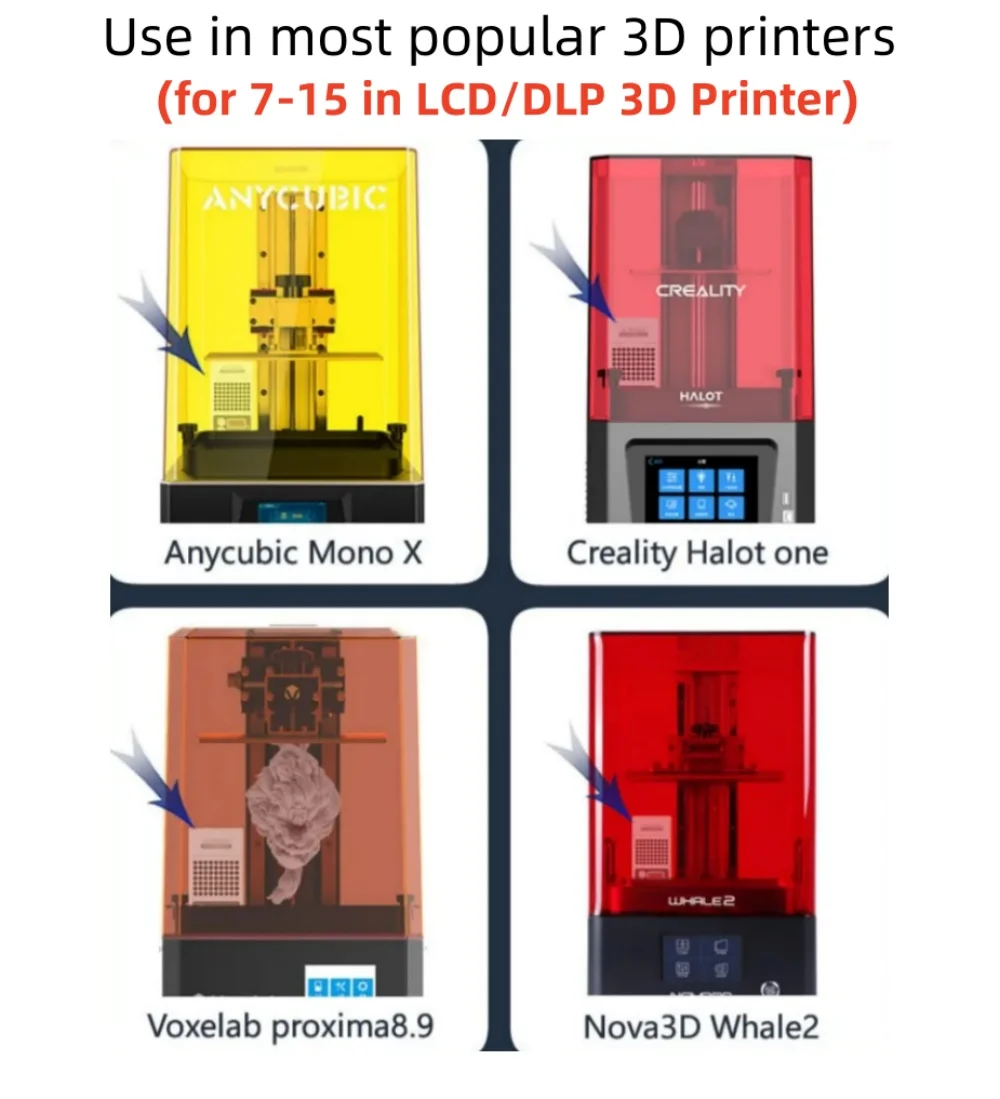 송진 LCD 3D 프린터 미니 히터 온도 컨트롤러, ELEGOO,ANYCUBIC,CREALITY LCD DLP용 가열 온도조절기 온도 제어