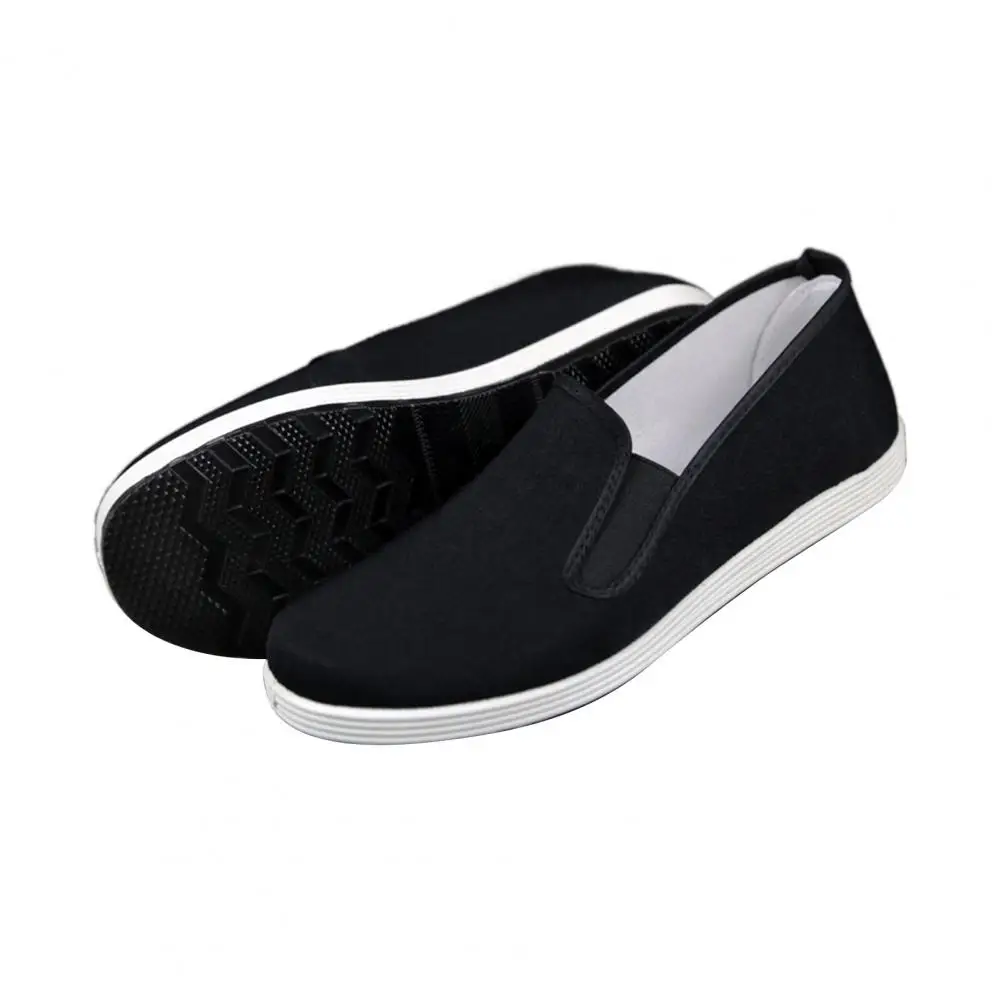 Scarpe Tradizionali Cinesi Kung Fu – Stile Pechino, Slip-on In Tela, Suola In Gomma – Unisex