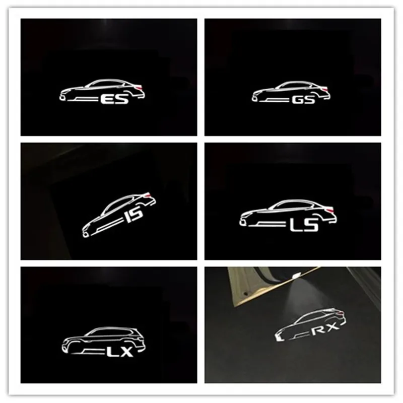 LED 자동차 문짝 웰컴 라이트, 렉서스 시리즈 모델 RX ES LS LX IS..