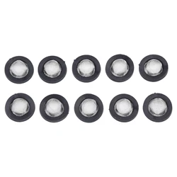 Silicone Washers with Stainless Steel Mesh Filter for Garden and Shower Hoses - 10 Pack (1 2)
