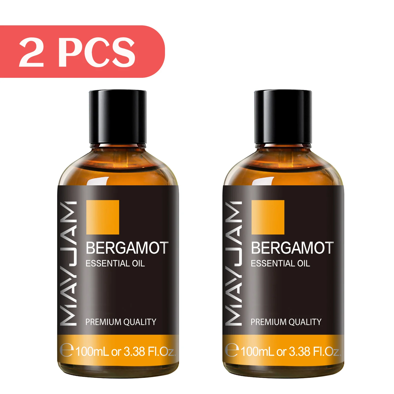 Aromatic Blend Essential Oil Set - Sweet Orange, Vanilla, Geranium, and Clove (100ml Each) with Dropper