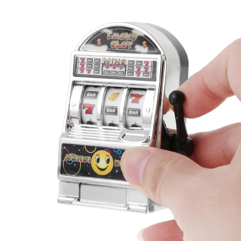 Fruit Slot Machine 1Piece Casino Lucky Jackpot for Fun Birthday Gift Children's Fruit Slot Machine Mini Toy Funny Gags Practical Jokes Toy Party