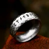 Vintage Odin nordique Viking amulette Rune anneaux pour hommes Cool en acier inoxydable celtique noeud anneau bijoux de mariage cadeaux de saint valentin