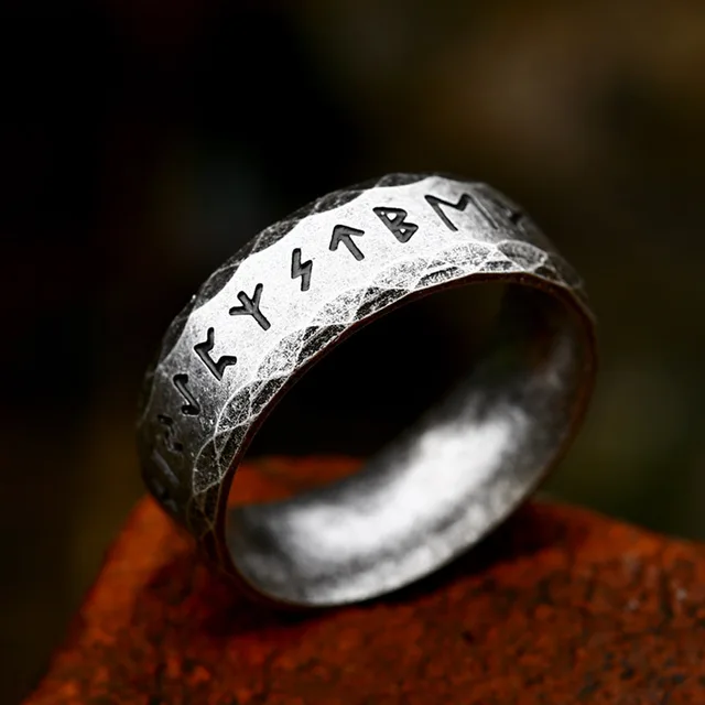Vintage Odin nordique Viking amulette Rune anneaux pour hommes Cool en acier inoxydable celtique noeud anneau bijoux de mariage cadeaux de saint valentin