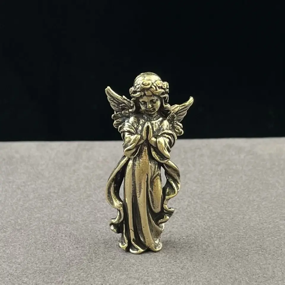 銅製 銅像 小天使 キューピットリビング 玄関 装飾品 工芸品 置物 銅製