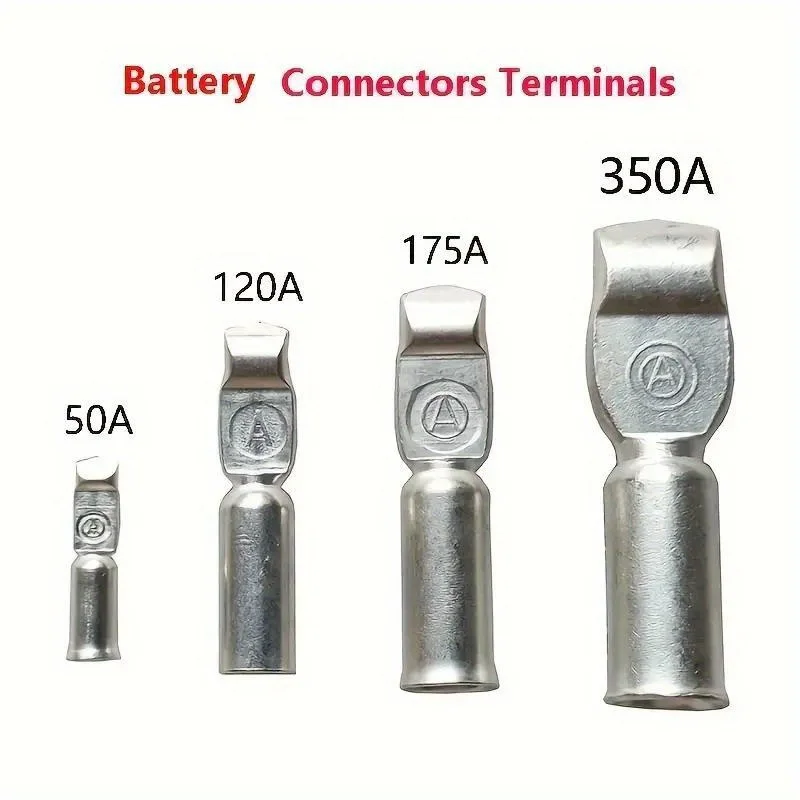 Plug Connectors 5/10pcs 50A/120A/175A/350A Anderson Style Plug Connectors 12-24V DC Power Tool Power Charger Battery Electronic Accessories