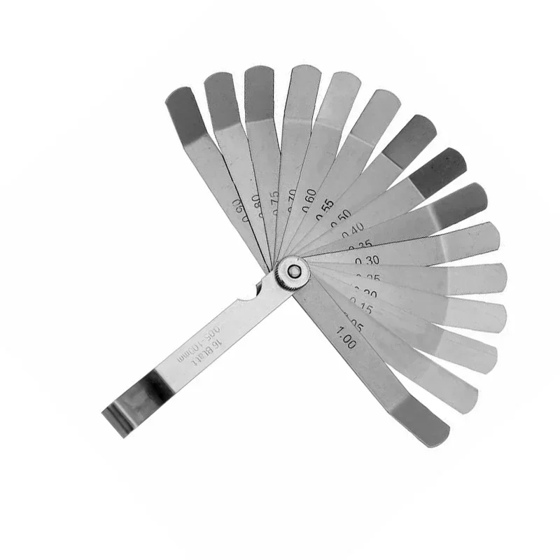 Spark Plug Feeler Gauge Set Metric Thickness Inspection Valve 102mm Stainless Steel Mesurement Tool Supplies Metalworking