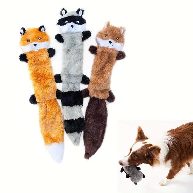 Simulated Animal Holster No Stuffing with Squeaker Dog Chew Toy Dog Sound Toy Durable Plush Crinkle Pet Squeak Toys Pet Supplies 3