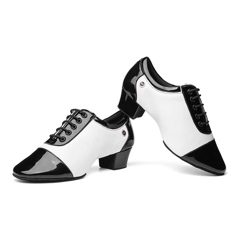 Zapatos de baile de salsa Tango Latin Dance para hombre muy fino Style S305  Bundle con la danza Zapato cepillo para polvo de alambre
