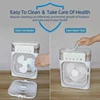 3 In 1 Fan AIr Conditioner Household Small Air Cooler LED Night Light Portable Humidifier Air Adjustment Fan Office Home Fan New 5
