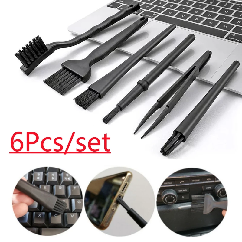 6Pcs/set Multifunctional Keyboard Cleaning Kit Computer Mobile Phone Laptop PC Dust Remover