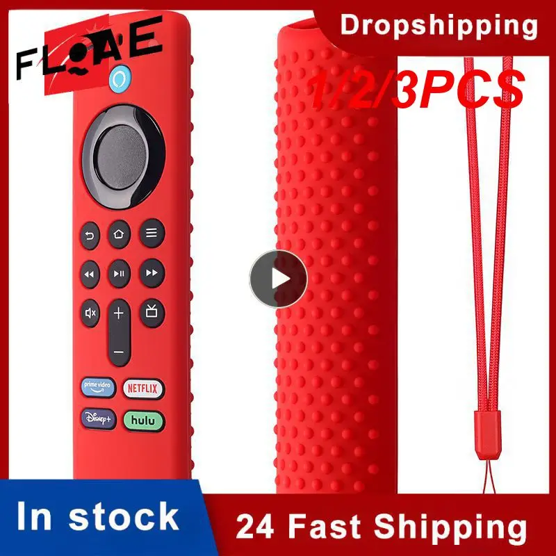Custodia In Silicone 1/2/3Pcs Per Amazon Fire Tv Stick 4K 2018 Telecomando Custodia Protettiva Antiscivolo Antiurto Per Fire Tv Stick