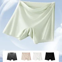 4Pcs Ice Silk Women Underwear Ultra Thin Seamless High Waist Quick Dry Safety Shorts No Show Plus Size Summer Boxer Briefs - Image 6