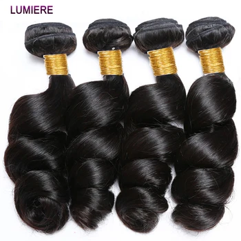 8-40 Inchs Loose Wave Bundles Brazilian Human Hair Weave Bundles 1/3/4 Bundles Deal Top Quality Human Hair Extensions Wholeasle 1
