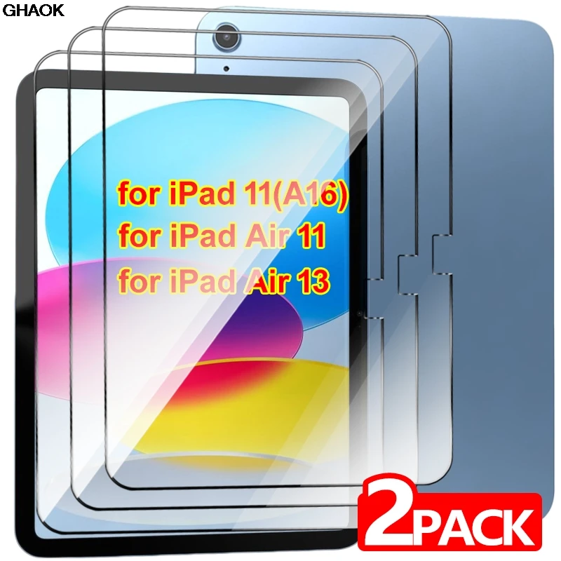 Screen Protector For IPad 11th A16 2025 10th 10.9inch iPad Air13 13inch Air11 11inch Tempered Glass