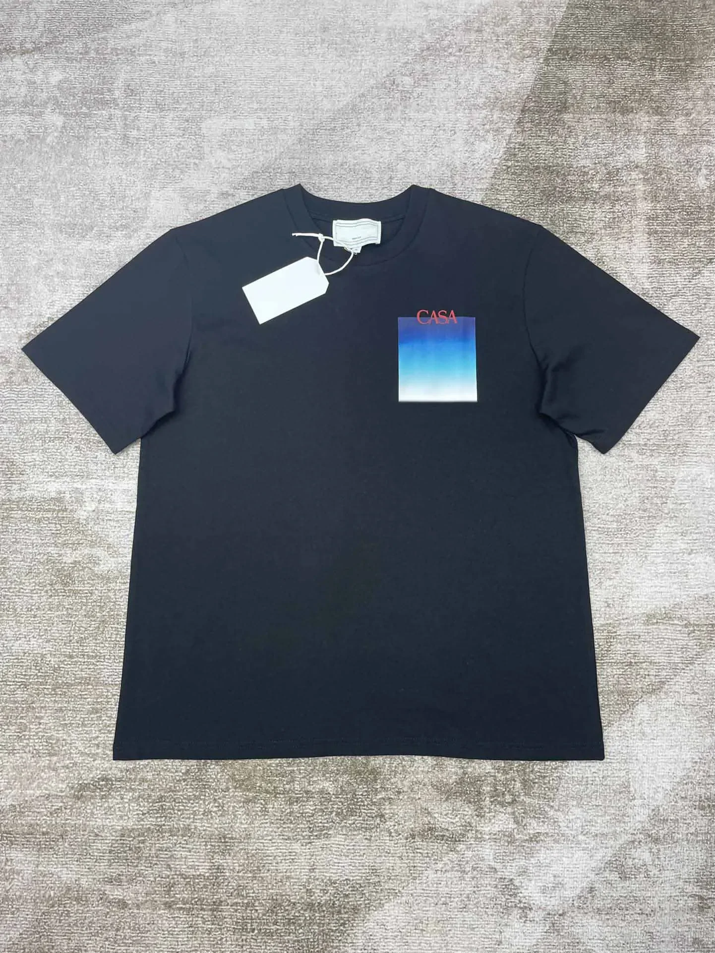 Summer Explosion Luxury Casual Cotton Logo Printed T-Shirt 2025 New Men's and Women's High Street  Loose Sports T-Shirt 4
