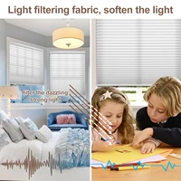 ม่านม้วนเซลลูลาร์แบบมอเตอร์  ม่านรังผึ้งอัจฉริยะ  ควบคุมด้วย Alexa, Google Home และรีโมท TUYA  ขนาดสั่งทำได้  ผ้าคลุมหน้าต่าง 6