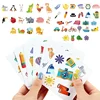 Children Memory Matching Cards Toys Animal Traffic Cognition Boards Games Early Educational Logical Thinking Toys Brain Training 4