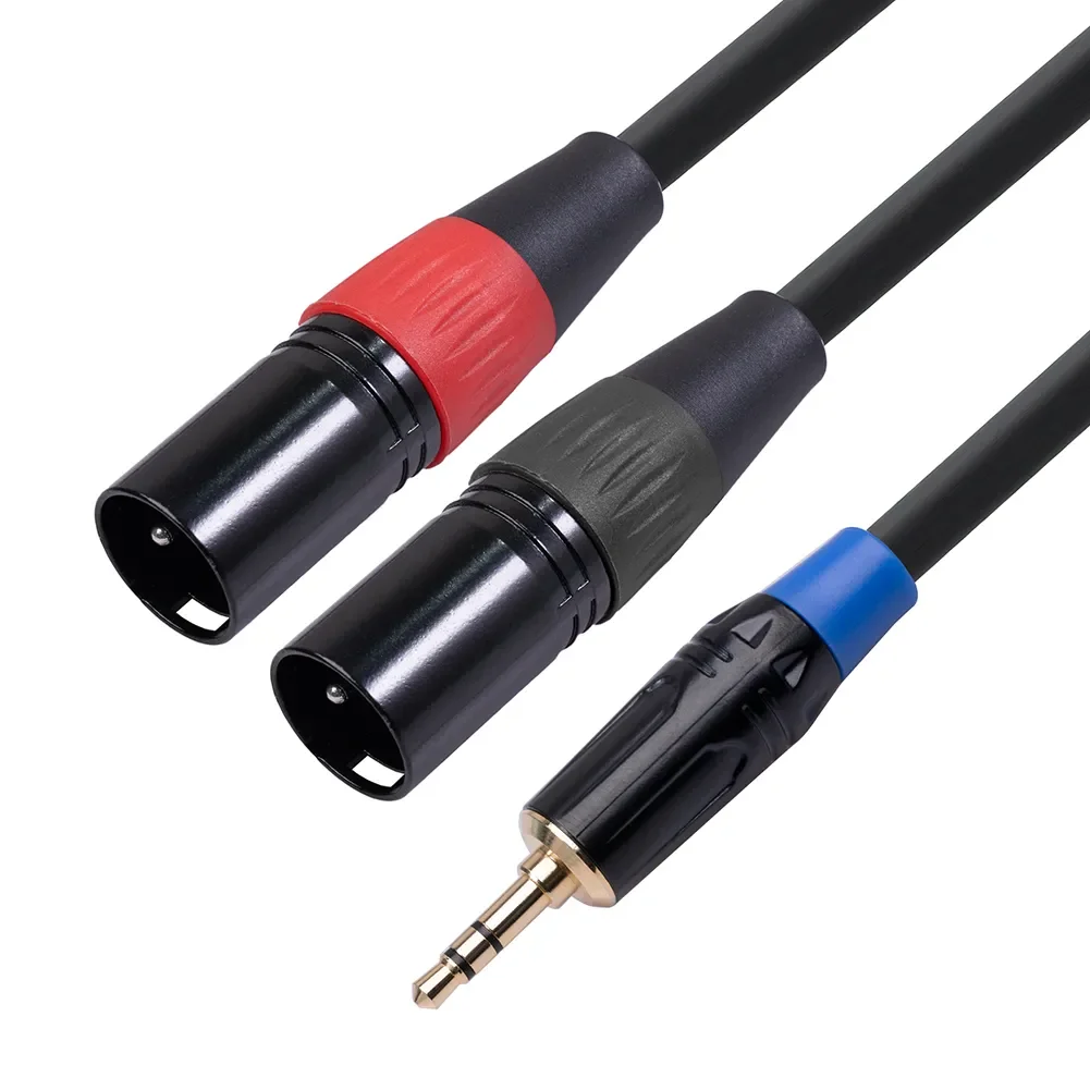 3.5mm ׷  1-2 - XLR  OFC Aux  ̺   1.8m/3m/5m  ,  