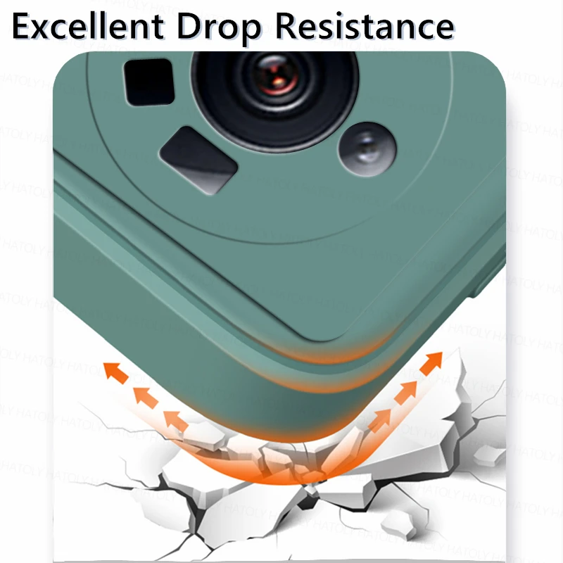 Shockproof Liquid Silicone Phone Case For Xiaomi 12 Series_voghion.com