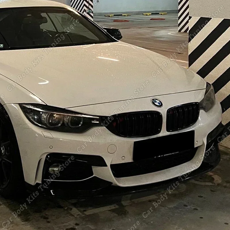 MP 스타일 앞 범퍼 립 스플리터 스포일러 BMW F32 F33 F36 420i 428i 435i 440i M-Sport 2014-2020 디퓨저 바디 키트 튜닝