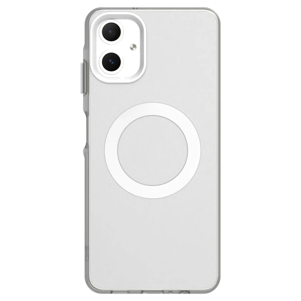 Candy Colors Translucent Phone Case with Magnetic Wireless Charging and Durable TPU Frame
