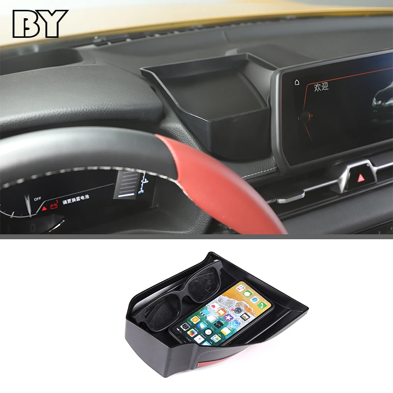 

Автомобильный интерьер коробка для хранения приборной панели лоток держатель Пылезащитный Водонепроницаемый для Toyota GR Supra MK5 A90 2019-22 аксесс...