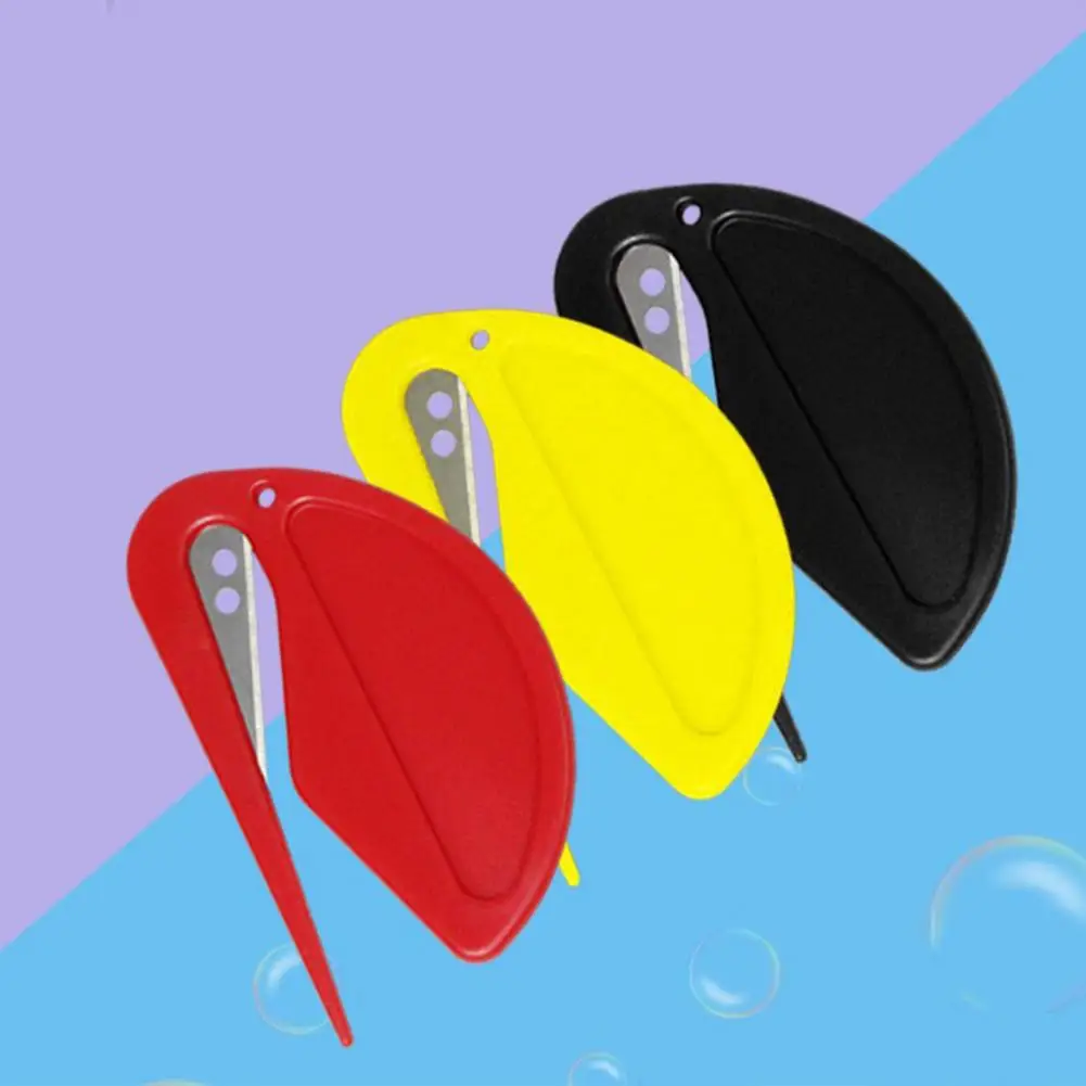 3pcs Letter Opener Envelope Mail Slitter With Razor Wrapping Cutter Box Opener Safe Mail Letter Knif Sharp Blade Cutter