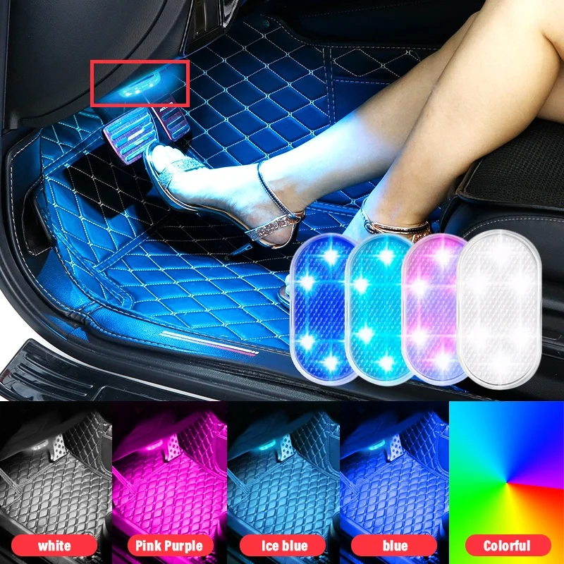 Wireless Leds Interior light LED Lamp Magnetic Car Ceiling Lamp Reading Light Car Decorations Roof Magnet led light