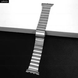 URVOI Premium Stainless Steel Watch Band - Luxury Strap for Apple Watch (Silver)