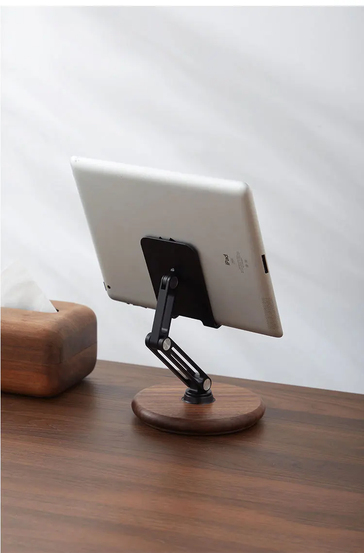 Black Walnut Phone/tablet Swivel Holder