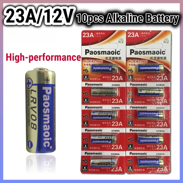 Original 23A 12V Alkaline Battery 10PCS 23GA A23S E23A EL12 MN21 V23GA  LRV08 For Wireless Doorbell Alarm Remote Control Toy - AliExpress