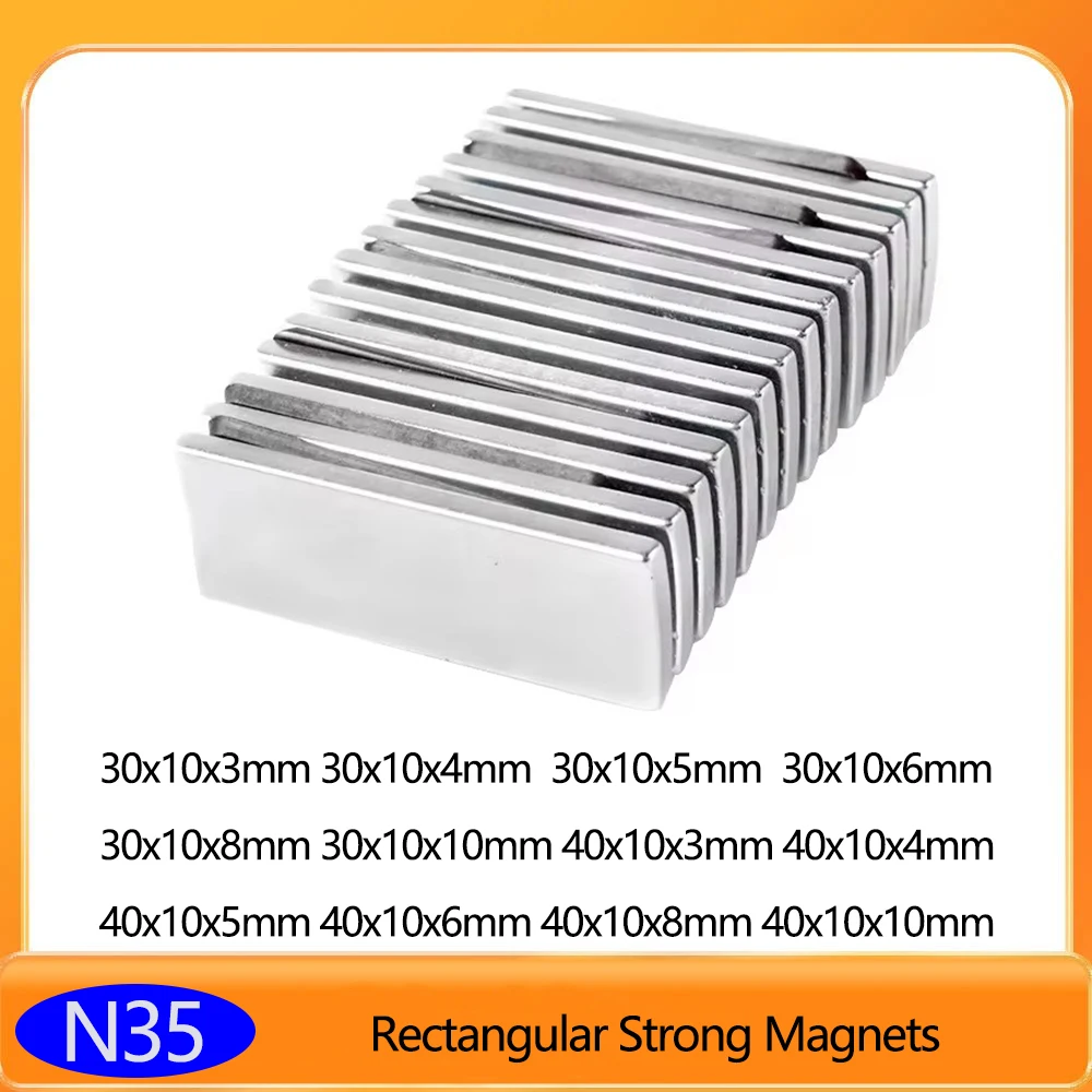 30x10x4 30x10x5 30x10x10 40x10x3 40x10x5 40x10x10 block and Sheet Powerful Permanent Neodymium Magnets neodymium magnets magnetic blocks square magnetic sheets