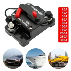 Heavy - Duty Waterproof Circuit Breaker Fuse with Reset Function (12 - 48V DC) for Automotive and Marine Applications (100A)