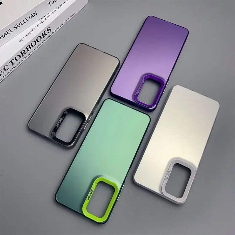 Luxury Metallic Aurora Skin Matte Phone Case Cover