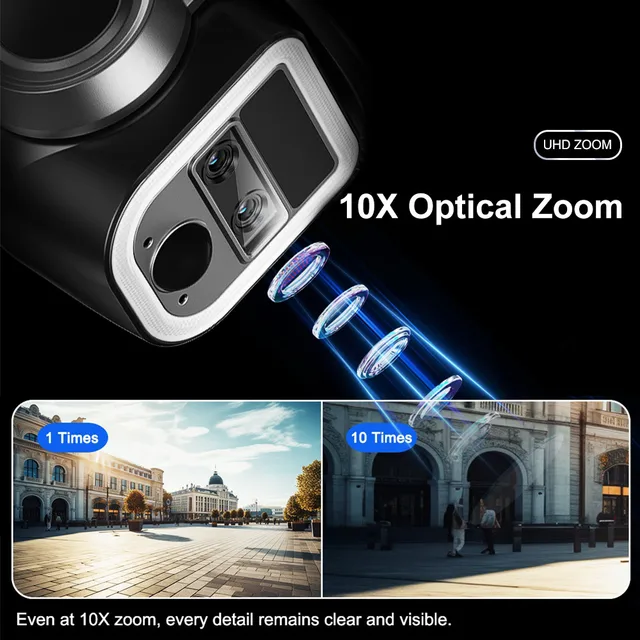 LS VISION 12MP 6K 10X Zoom Dual Screen Solar Camera Outdoor 4G/WiFi 2 In 1 Three Lens Dual PIR Detection Auto Tracking CCTV Cam - Image 5