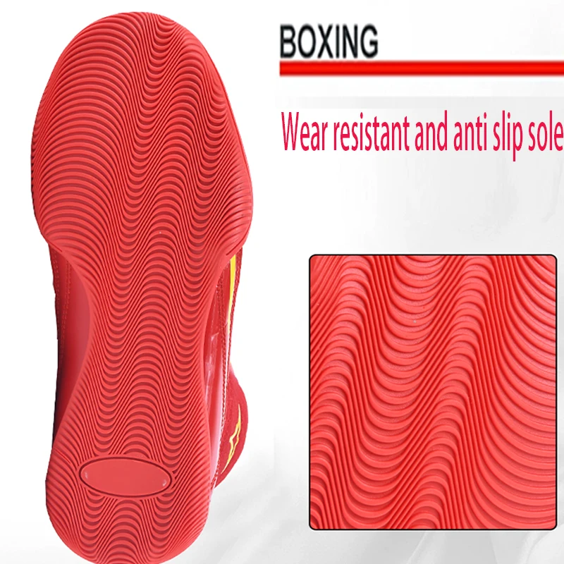 Men wrestling and boxing shoes breathable and slip resistant outdoor sports leisure shoes
