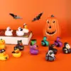 2/6/12 PC Halloween Rubber Ducks Halloween Ducks for Jeeps with Various Halloween Characters Novelty Rubber Duck Toys 5