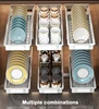 Kitchen Pull Out Dish Racks With Drainboard Drawer Storage Sliding Mesh Cabinet Basket for Accessorie Pull Out Cabinet Organizer 4