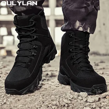 Tactical Military Hiking Shoes Men Women Snow Desert Boots Durable Training Shoes Winter Outdoor Warm Climbing Ankle Boots 1