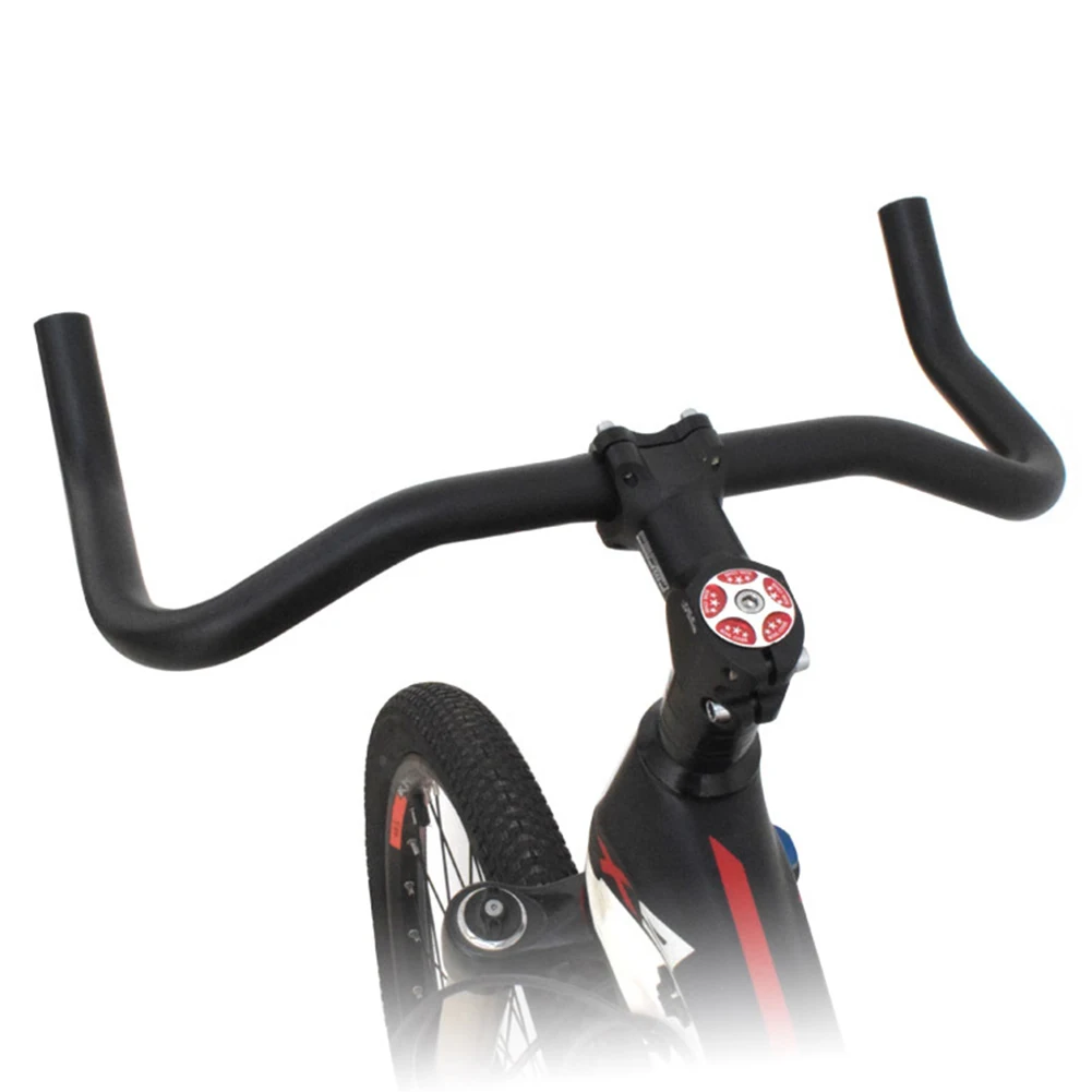 불혼 알루미늄 핸들바, MTB 고정 기어 로드 바이크용, 야외 캠핑 용품, 25.4mm, 390mm