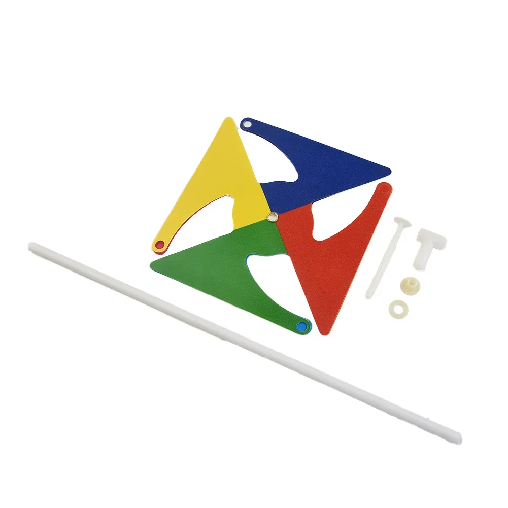 Garden Art Decor Windmill Toys Garden Windmill Wind Spinner 1 Pcs Colorful Pinwheel Windmill Wind Spinner Garden Yard Art Decoration Outdoor Toys