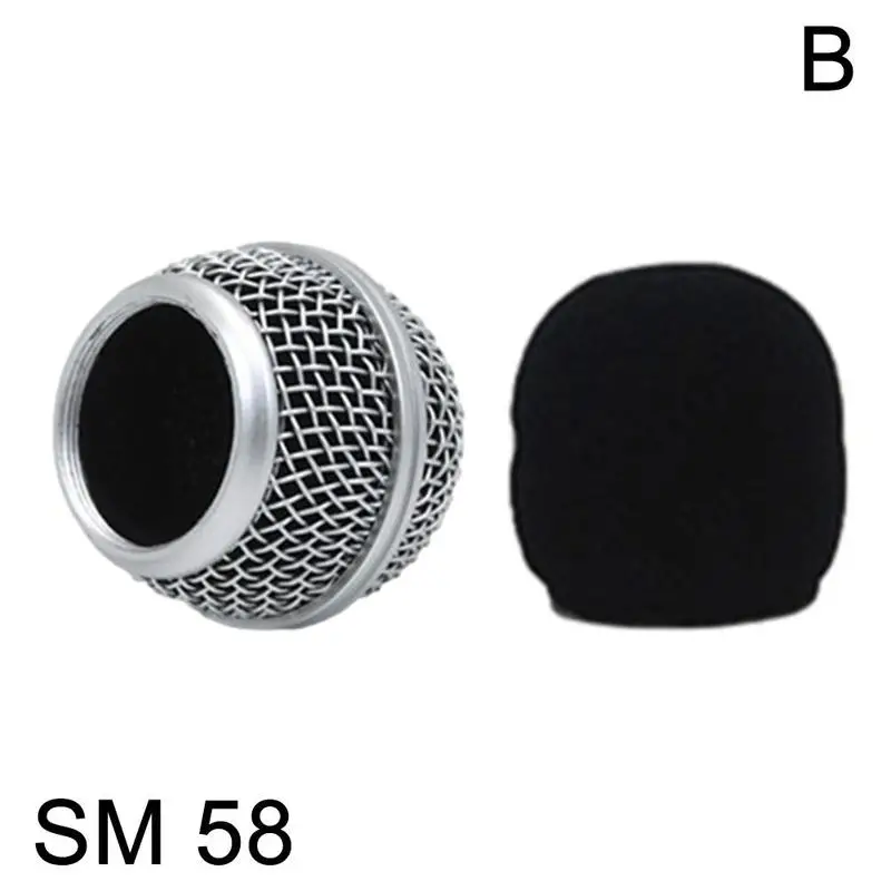Mic Grille Replacement Mesh Microphone Grille Head For SM58S SM58LC Beta58 Beta58a Sa M30 Sv100 Ut2 Pgx24 Slx4 Goud