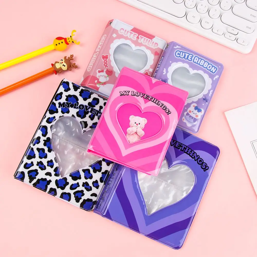 Cute Kawaii For Polaroid Cards Photo Album Picture Storage Case Photocard Holder Storage Book Mini Portable Cards Collection