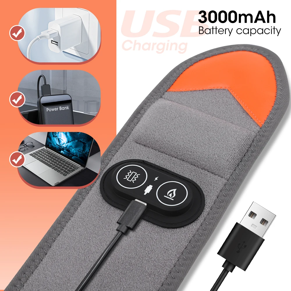 Cordless Heating Wrist Protector Sport Protection Hand Massager Support WristBand Pad Brace Tool Heat Health Care Device