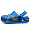 Children Shoes Baby Boys Slippers Cartoon Excavator Print Clogs Summer Breathable Soft Indoor Sports Boy Slippers 6