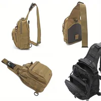 Sac de poitrine DulSling pour hommes et femmes, sacs à bandoulière, extérieur, sport militaire, voyage lancé, randonnée, équipement de camping 6