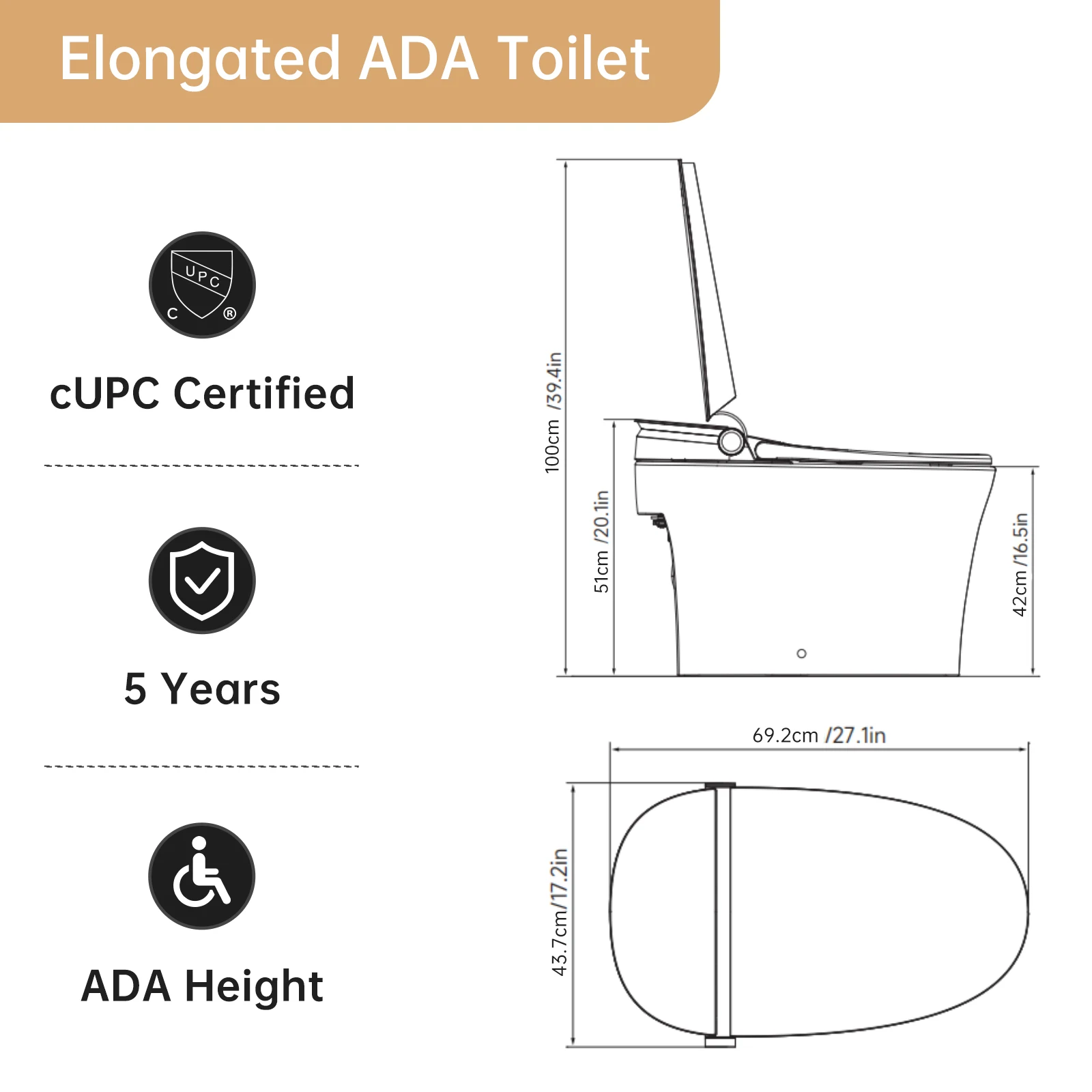 Intelligent Smart Bidet Toilet 3