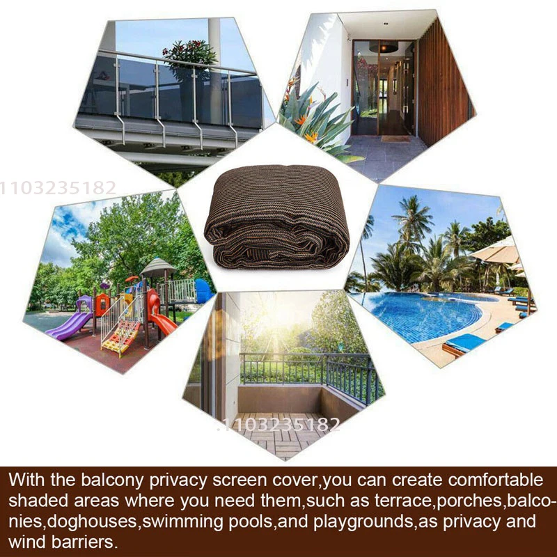 Outdoor HDPE sunshade umbrellas, gardens, buildings, shading nets, balconies, sunshades, terraces, swimming pool tents images - 6